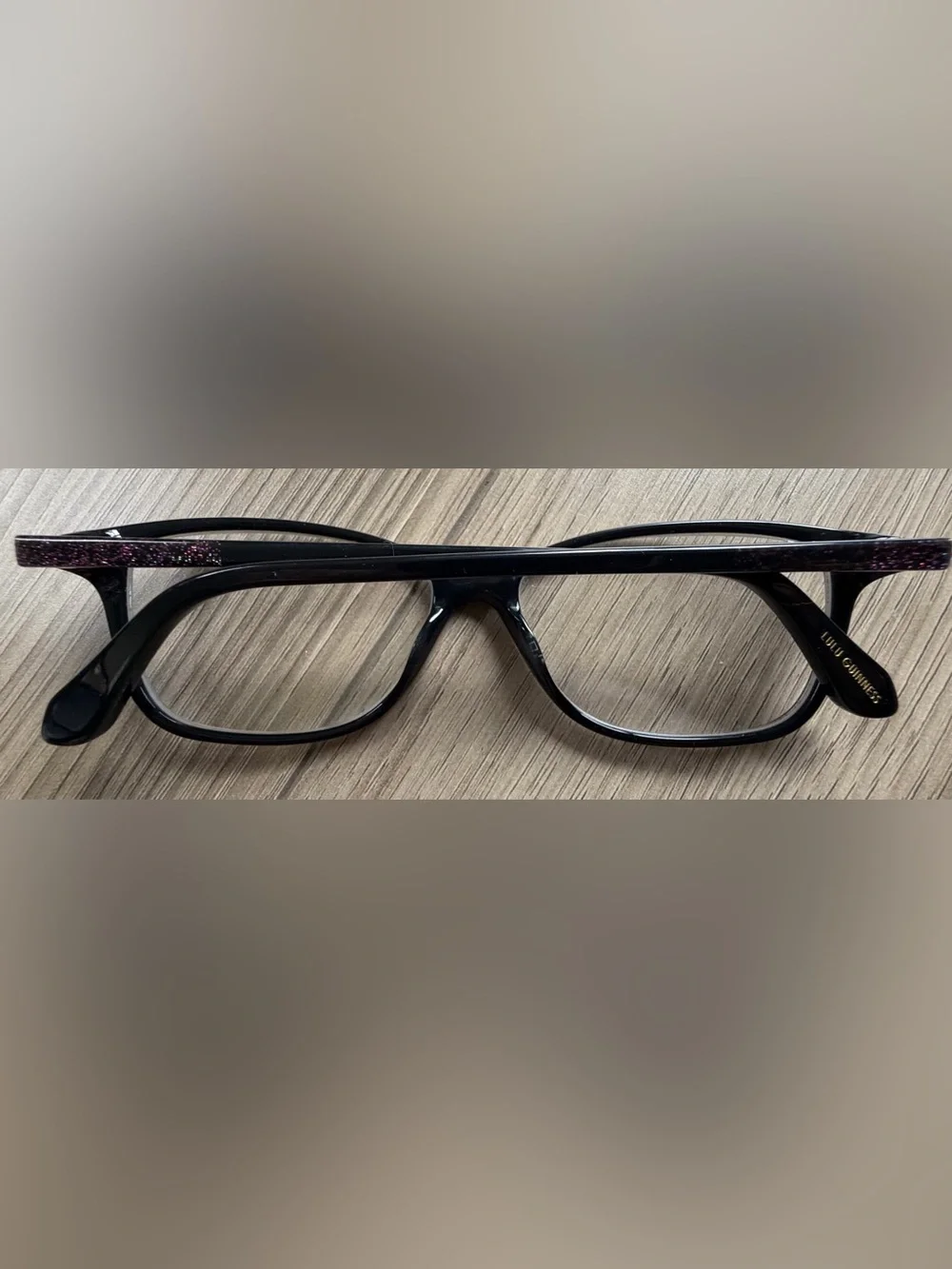 Lulu Guinness L895 Sparkle Black/Pink Frames 54-14-140